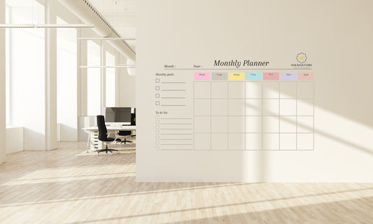 Hikmastickys Monthly Planner + Whiteboard pen