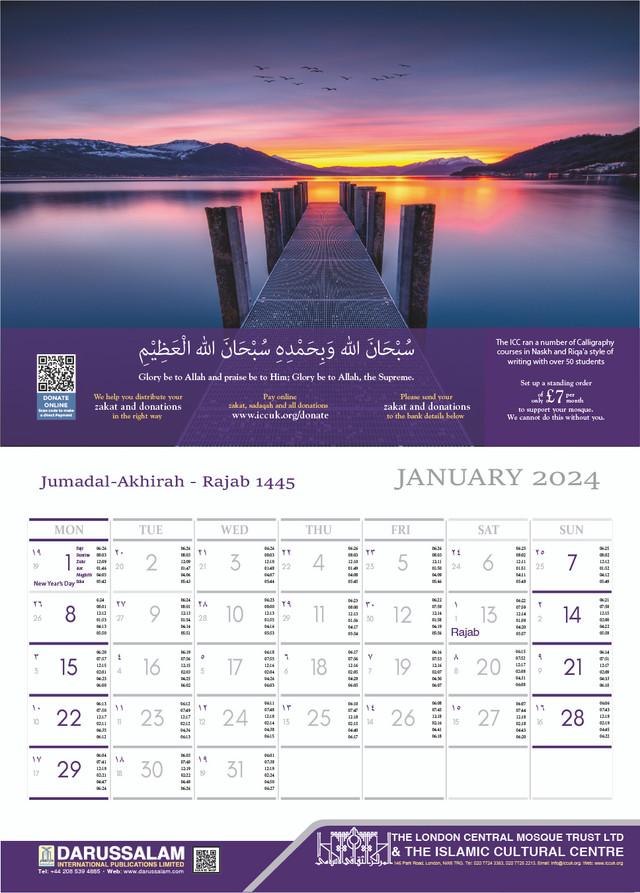 Islamisk Kalender 2024