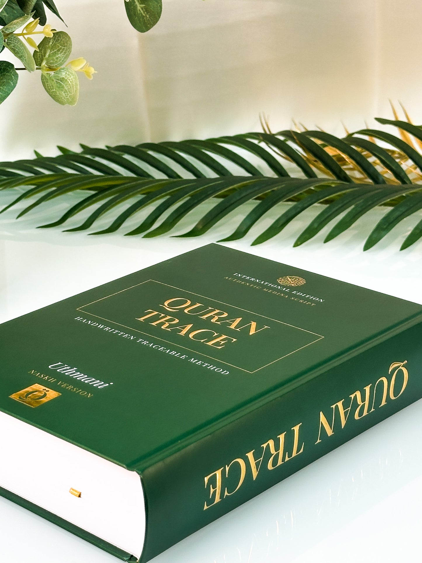 QURAN TRACE | GREEN (RAWDAH EDITION) MEDINA UTHMANI SCRIPT + Fineliner penna